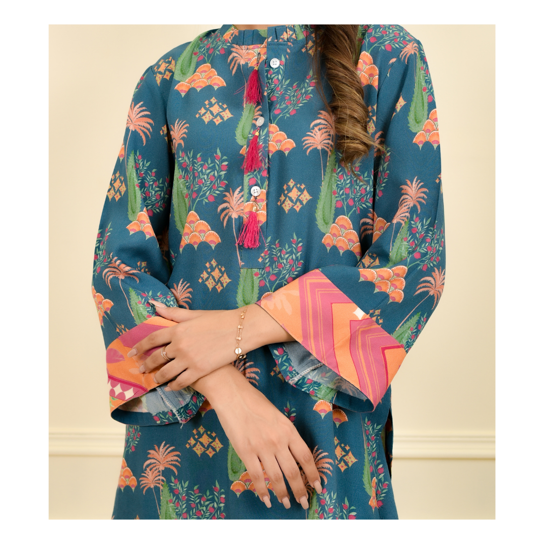 Tropical Blue Co-ord Set